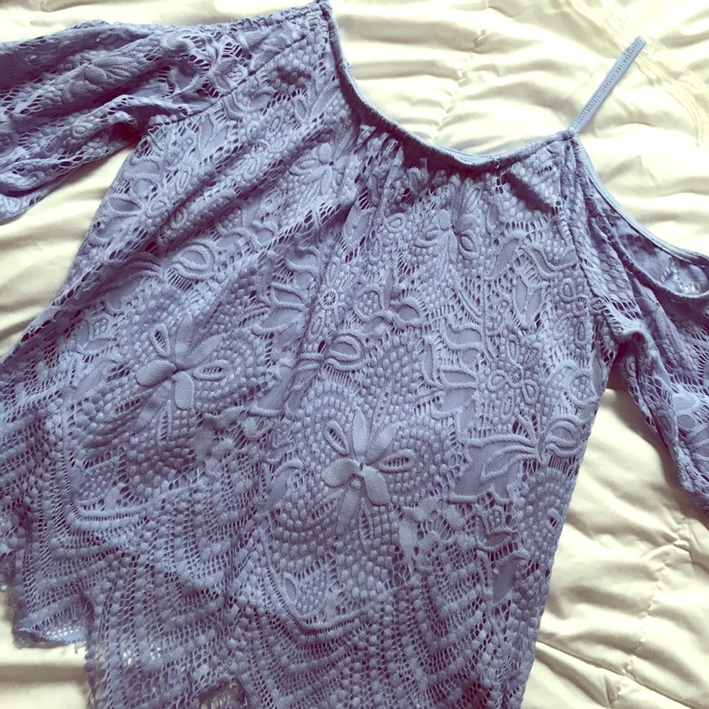 Adorable Periwinkle lace top from Francesca’s